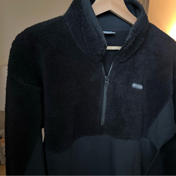 Columbia Men’s Black 1/4 Zip Pullover Size S - Picture 3 of 12